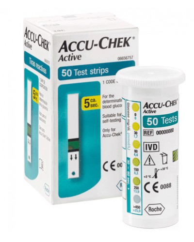 Тест-смужки Accu-Chek Active (50 од.) Тест-смужки Accu-Chek Active (50 од.)
