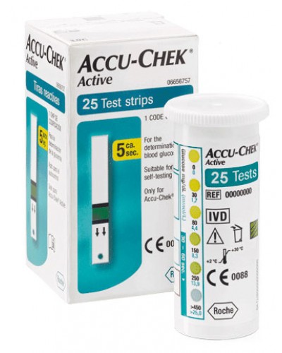 Тест-смужки Accu-Chek Active (25 од.) Тест-смужки Accu-Chek Active (25 од.)