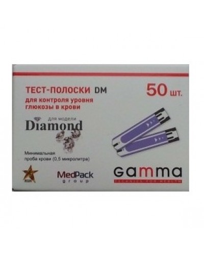 Тест-смужки Gamma DM (50 шт.)