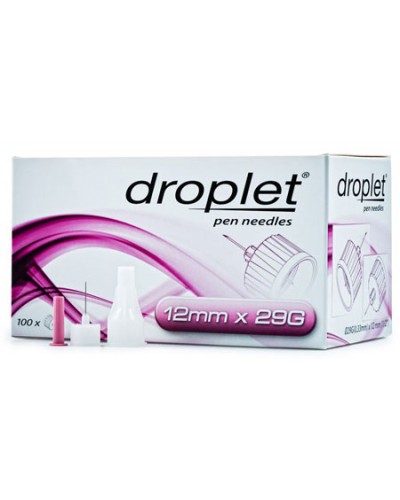 Голки для шприц-ручок droplet 12 мм (100 од.) Голки для шприц-ручок droplet 12 мм (100 од.)