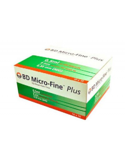 Інсуліновий шприц BD Micro-Fine U-100 0,5мл 30G (100 од.) Інсуліновий шприц BD Micro-Fine U-100 0,5мл 30G (100 од.)