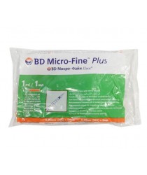 Інсуліновий шприц BD Micro-Fine U-100 1мл 30G (10 од.) Інсуліновий шприц BD Micro-Fine U-100 1мл 30G (10 од.)