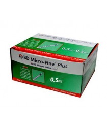 Інсуліновий шприц BD Micro-Fine U-100 0,5мл 29G (100 од.) Інсуліновий шприц BD Micro-Fine U-100 0,5мл 29G (100 од.)