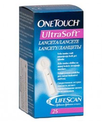 Ланцети OneTouch UltraSoft (25 шт.)